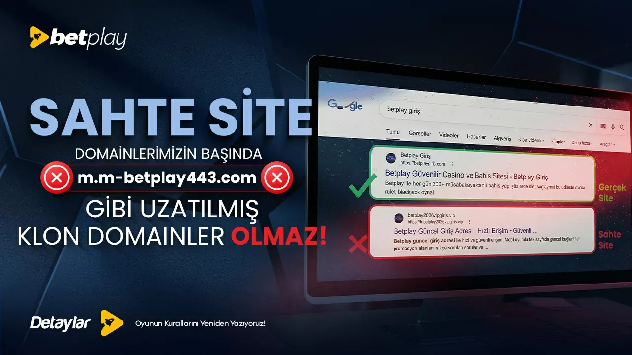 SAHTE SİTELERE İTİBAR ETMEYİN!